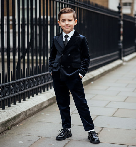 Boys velvet suit set 10y - boys,