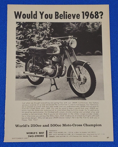 1968 jawa californian - 1968, "californian