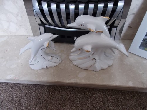 Dolphin ceramic ornament - 2, x