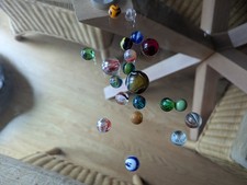 Lovely Lot Of 20x Vintage / Antique  Marbles - Various Swirl Patterns