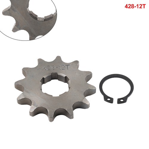 Black 428 chain 20mm - 428, front