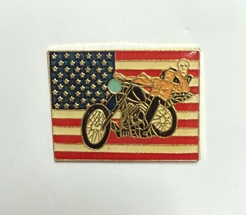 Vintage 1980s usa flag - usa, chopper