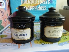 2. ST MICHAEL CHEESE POTS WITH LIDS BLUE STILTON SAYING 275G ++