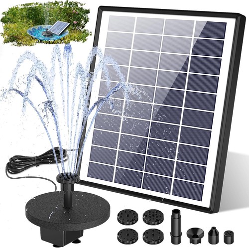 Solar fountain with - 6.5w,