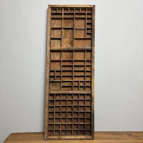 Vintage wooden printers tray - printers,