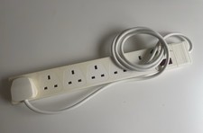 Ikea 6 socket plug extension lead with power switch - 1.5 metre cable