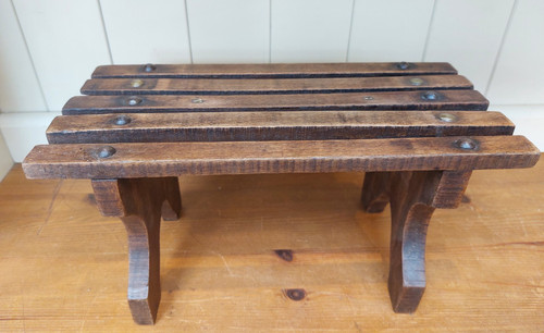 Vintage french country stool - french,