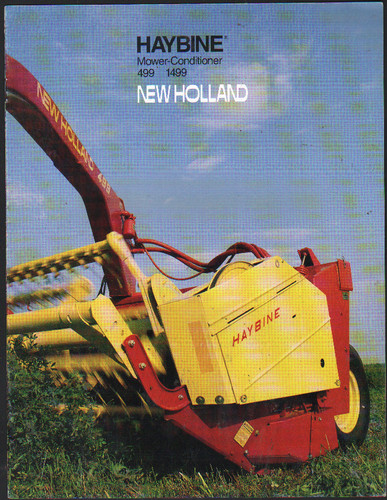 1987 new holland 499 trailed - new,
