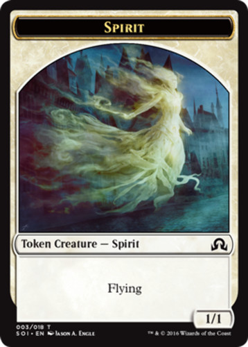 Spirit token shadows over - token,