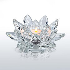 Lotus Flower Tealight Candle Holder Home Decor Christmas Birthday Wedding Gift