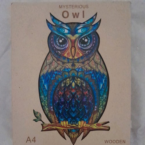 Wooden jigsaw puzzle - puzzle, a4