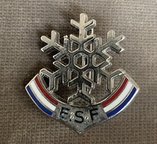 Ski School Badge ESF France