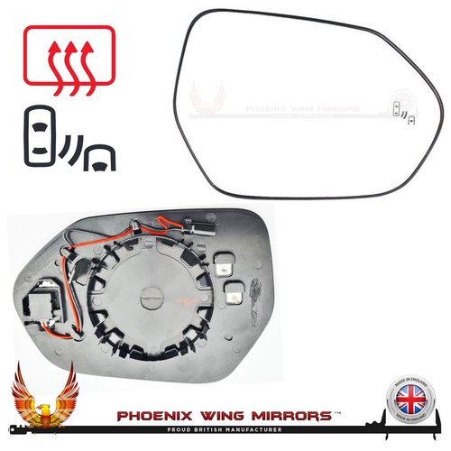 Door wing mirror - wing, for