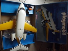 Playmobil avion jet aero réf 3185 en boite plane in box 