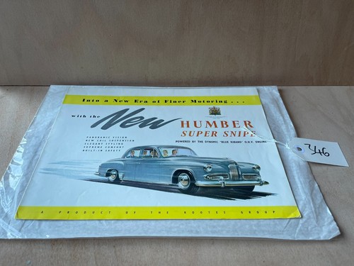 Humber super snipe brochure - snipe,