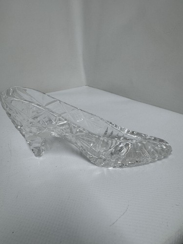 Vintage cut crystal glass high - crystal,