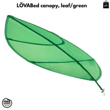 IKEA LÖVA Leaf Bed Canopy Green Kids Bedroom Nursery Play Tent Decoration