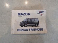 Mazda Bongo Friendee 1995-2000 Owner's Handbook Manual English