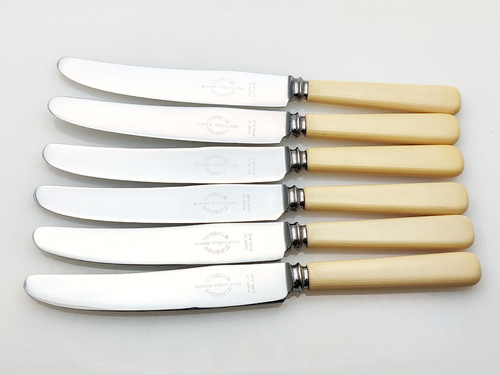 Faux bone handled side - side, dessert