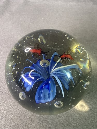 Vintage art bubble glass - vintage,