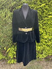 Vintage 80s Black Cotton