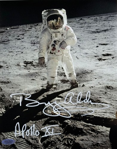 Buzz aldrin signed autographed - aldrin,