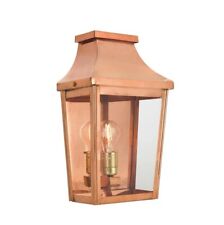 Copper Lantern wall light 