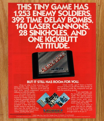 Sega genesis crack down sage - crack, sage's