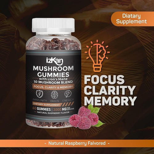 Lions mane gummies mushroom - lions,