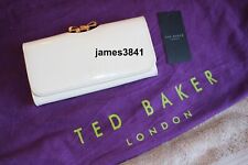 TED BAKER LADIES LINDAR PATENT LEATHER CRYSTAL BOW BOBBLE MATINEE PURSE Wallet C