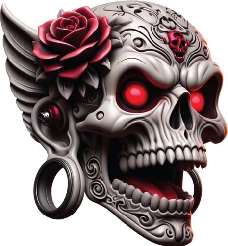 Halloween rose gothic - rose,