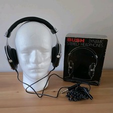 BUSH BX9301AA Dynamic Stereo Headphones Vintage Original Box