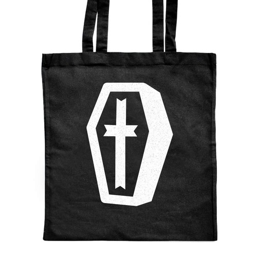 Coffin shopping tote bag - shopping,