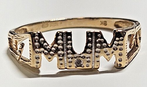 9ct yellow gold - yellow, diamond
