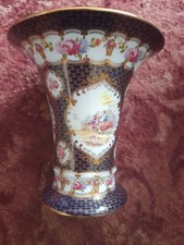 New Past Times Limoges Style finest Porcelain Trumpet Vase