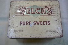 Vintage toffee Tin advertising