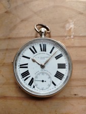Very Rare 1896 Coastguard Silver Pocket Watch Made By J.N. Masters of Rye
