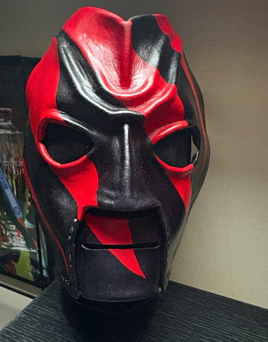 Wwe kane leather replica mask - kane,