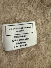 White Company Mohair Throw