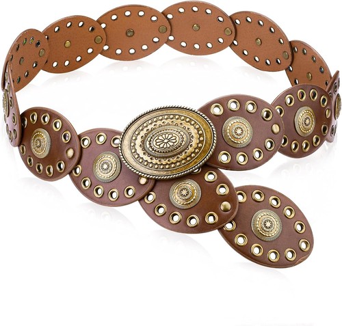 Leather disc belt - pu, belt,