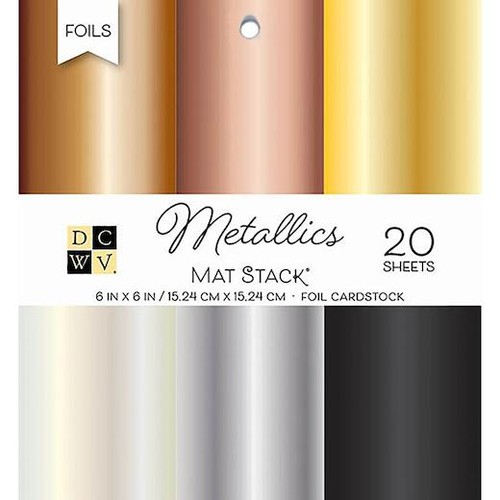 Dcwv foils cardstock - dcwv, 6"x6"