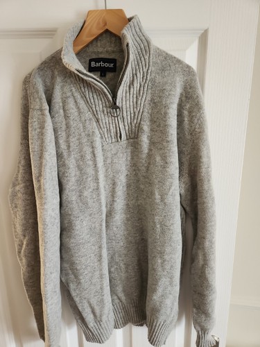 Barbour half zip wool - zip, jumper