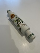 Portmeirion Botanic Garden Rolling Pin with Bungs African Daisy 14 inches long