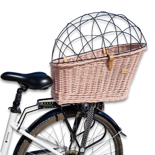 Wicker dog trunk bike - dog,