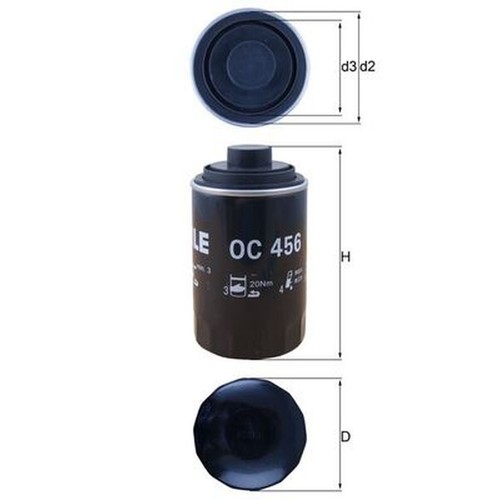 Oil filter for audi - tt, 8j