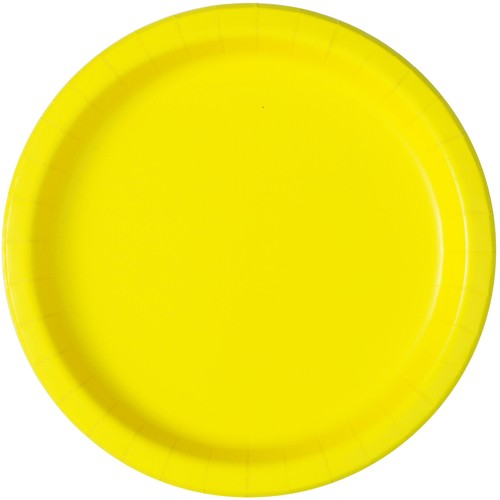Paper party plates round - paper,