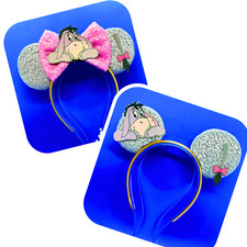 Adorable Disney Inspired Eeyore Style Ears Headband - Epcot Winnie the Pooh