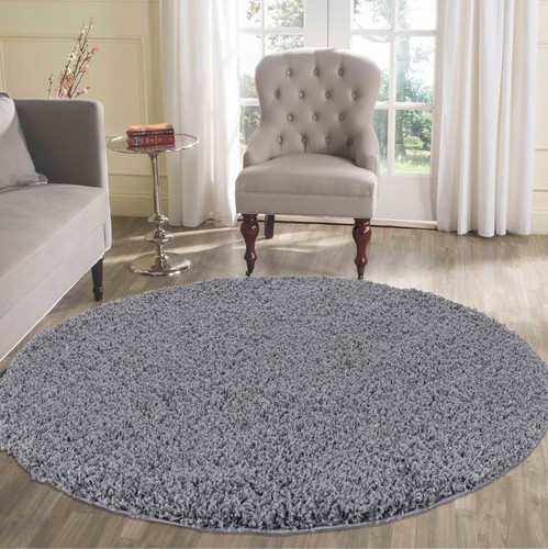 Shaggy rugs circular round - shaggy,