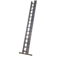 Werner Abru Promaster BSEN131 Trade Triple 3 Section Aluminium Extension Ladders