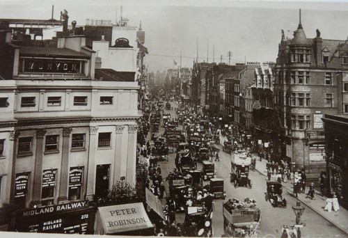 London real photo sent - sent, 1910